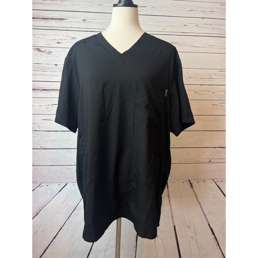 Koi‎ Lite Scrub Top Shirt Mens size XL Extra Large 667 Nursing Black Performance